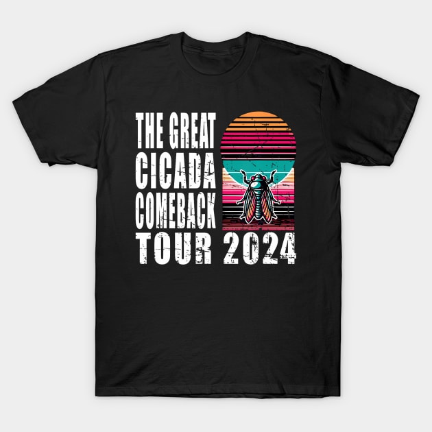 Great Cicada Comeback Tour 2024 T-Shirt by Miller Family 